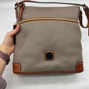 Dooney & Bourke Pebble Leather Purse Smoke Color
